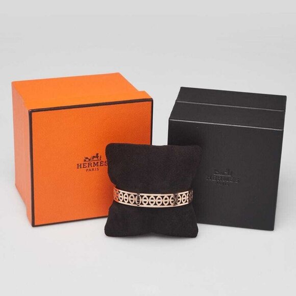 Hermes 18k Rose Gold Chaine d'Ancre Divine Small Model Bracelet - Picture 1 of 6